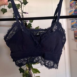 Aerie bralette/ navy blue /